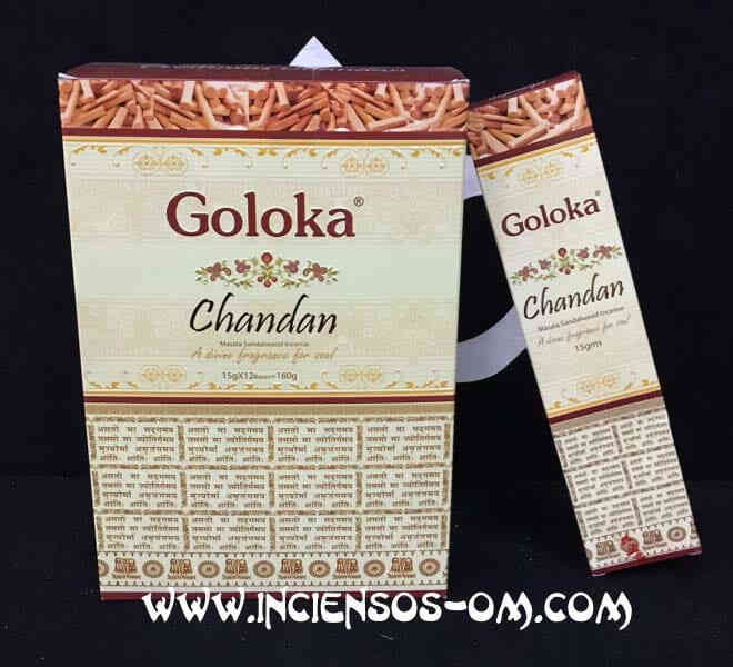 Incienso Sandalo Chandan Goloka Premium